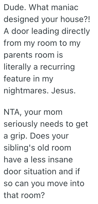 Screenshot 2025 03 28 at 5.28.34 PM Grown Woman Insists On Locking All Three Of Her Bedroom Doors, But Her Parents Arent Happy About It